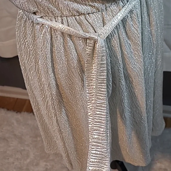 Lulu's Women's Silver Dress - Picture 7 of 8